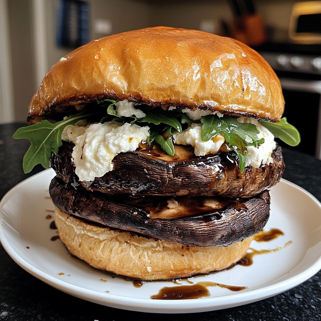 Balsamic Portobello Burgers