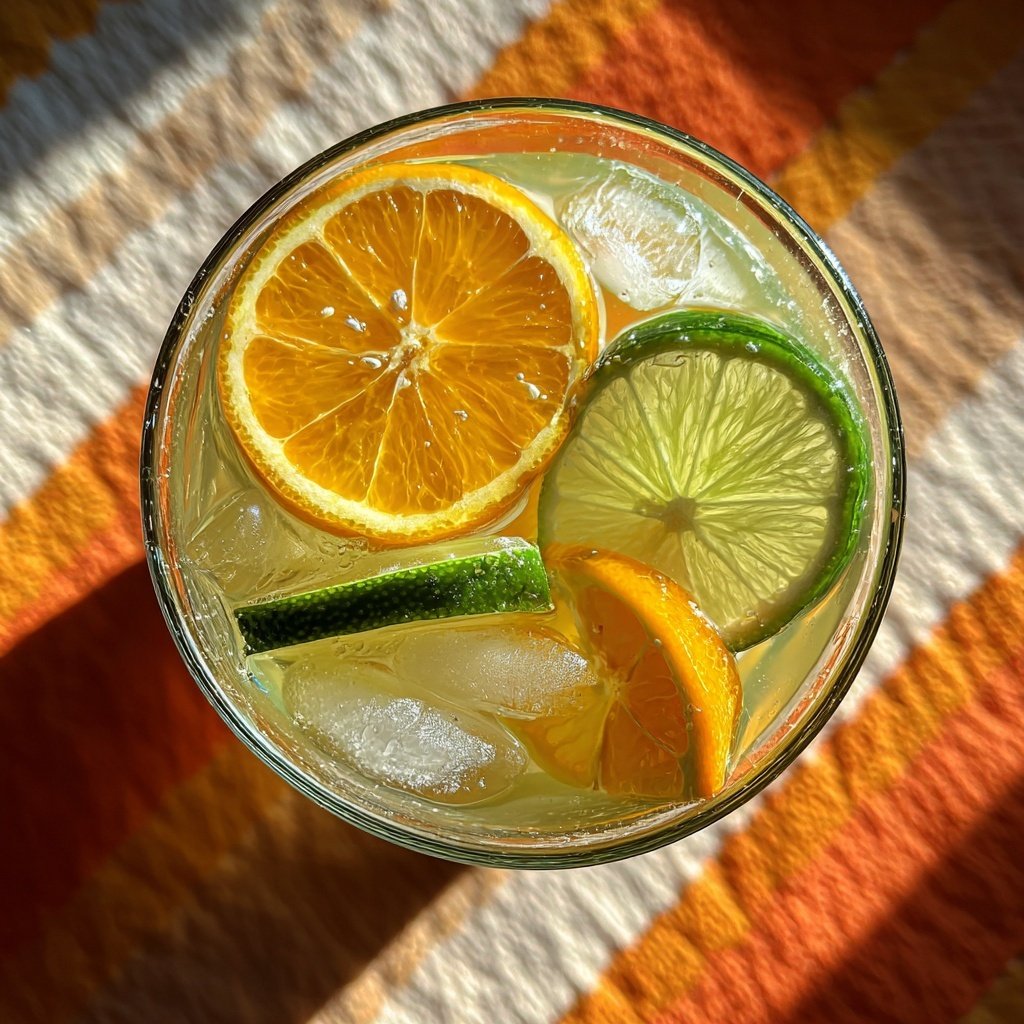 Winter Citrus Sparkler Mocktail