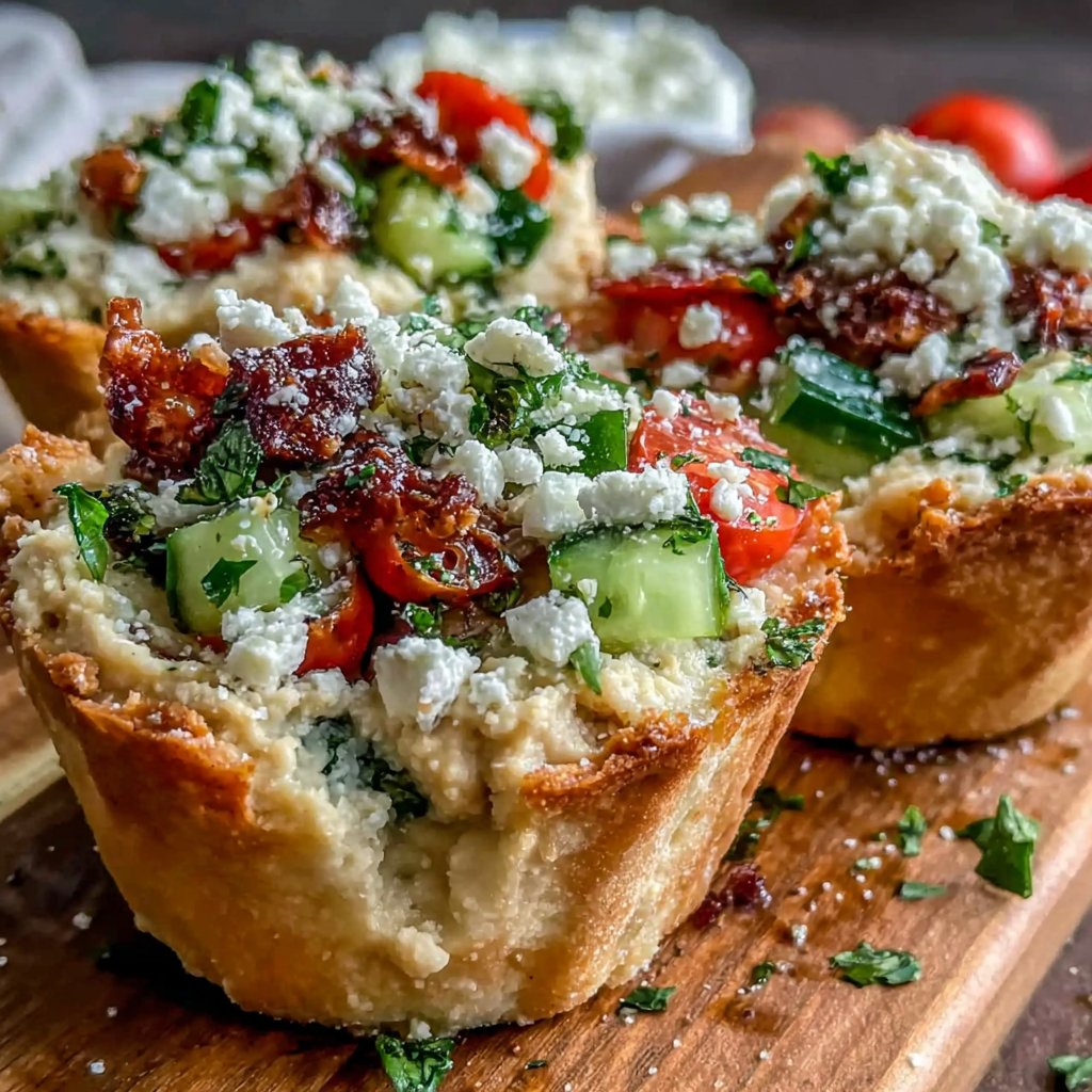 Savory Mediterranean Lunch Cups