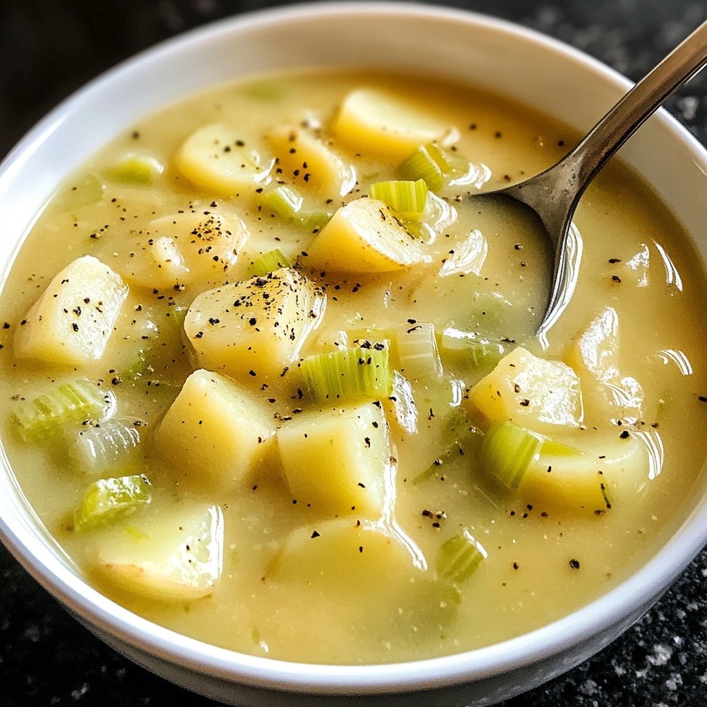 Creamy Potato Leek Soup for Cold Winter Nights