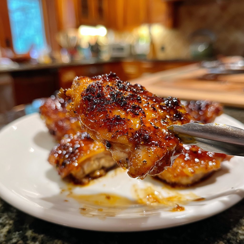 Balsamic Glazed Chicken Thighs