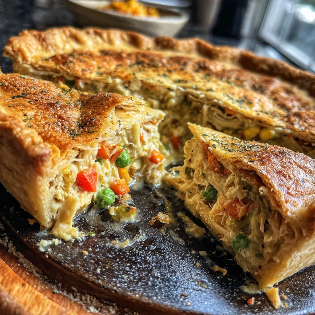 Chicken Pot Pie Flaky Crust