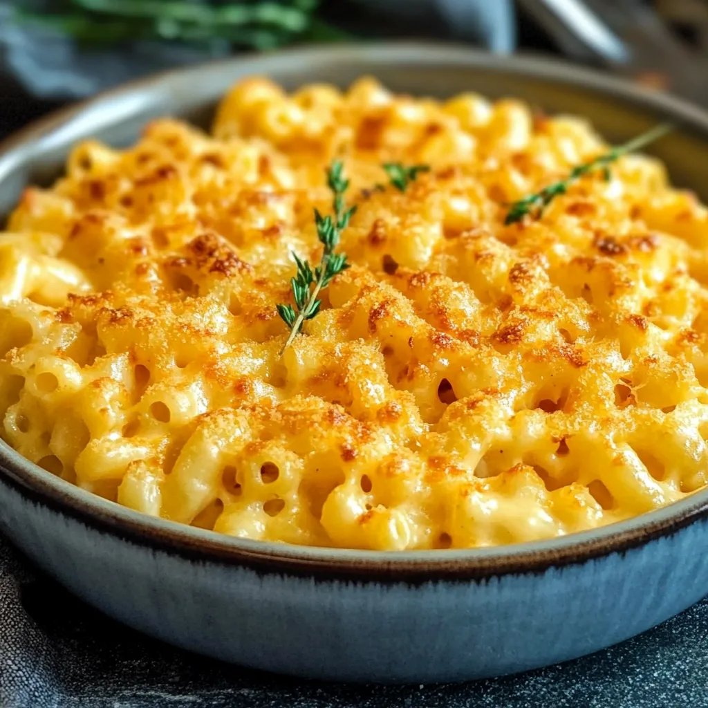 Creamy 5-Cheese Macaroni And Cheese
