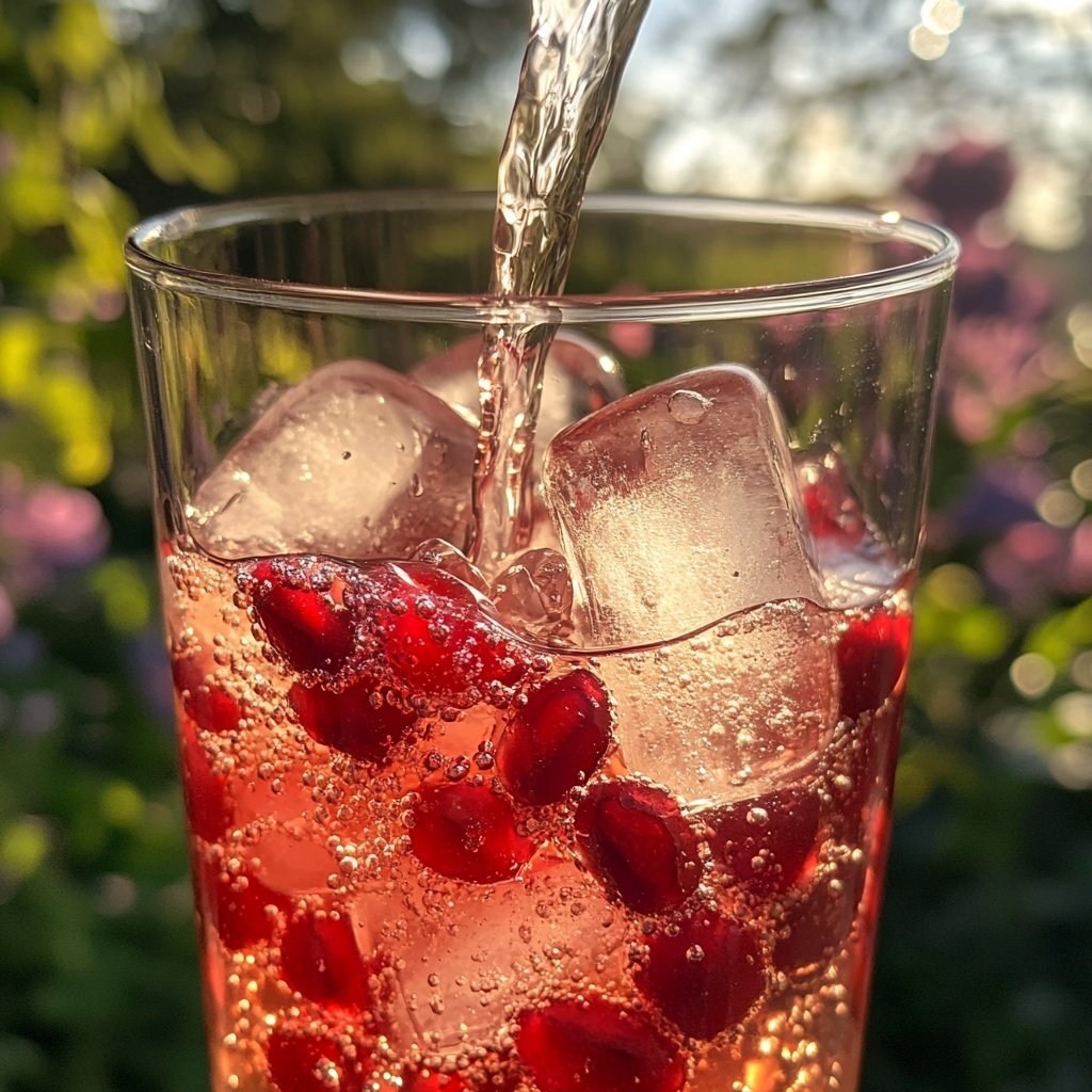 Pomegranate Vodka Spritz Cocktail Recipe