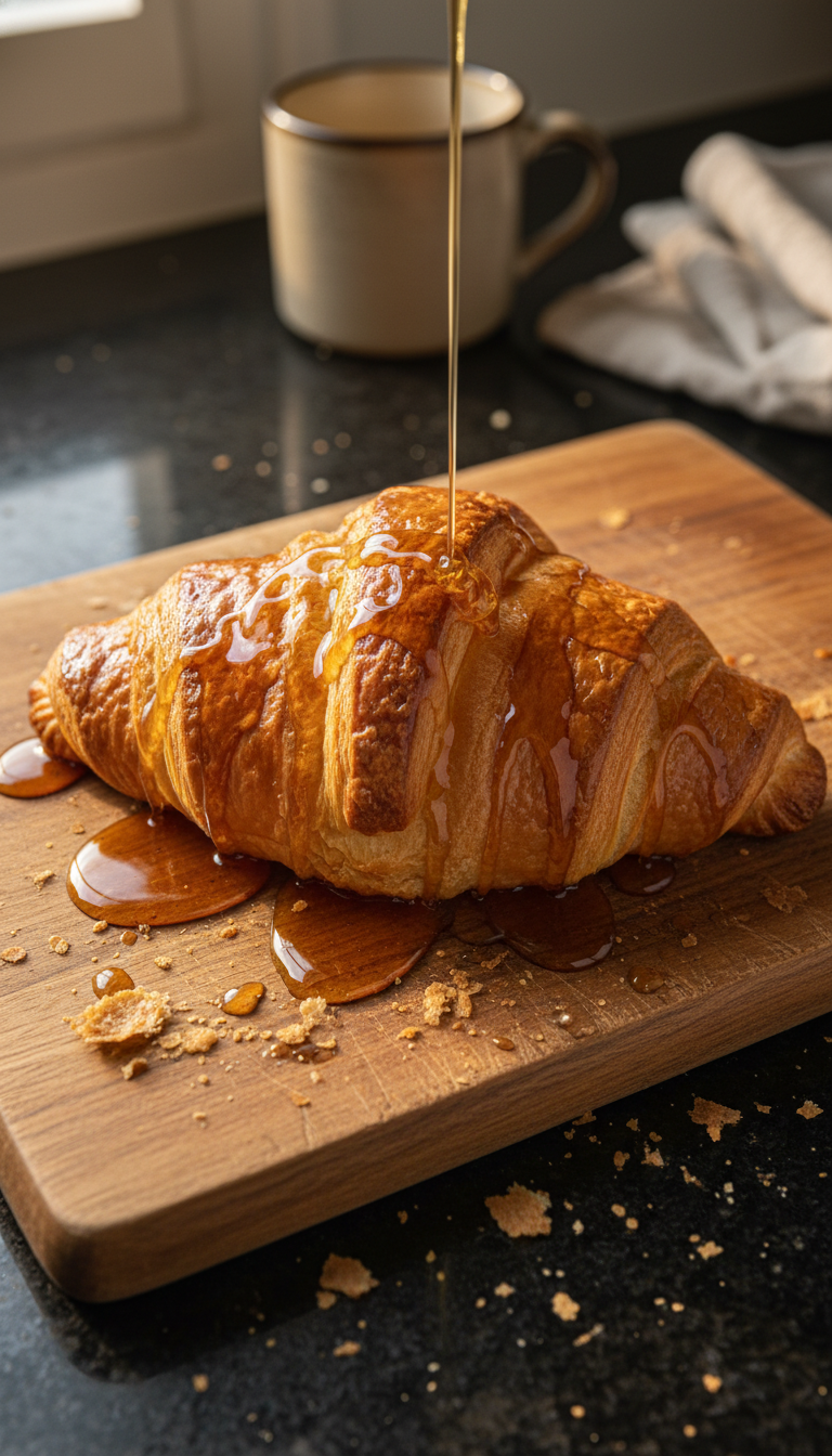 Maple Syrup Croissant Bliss