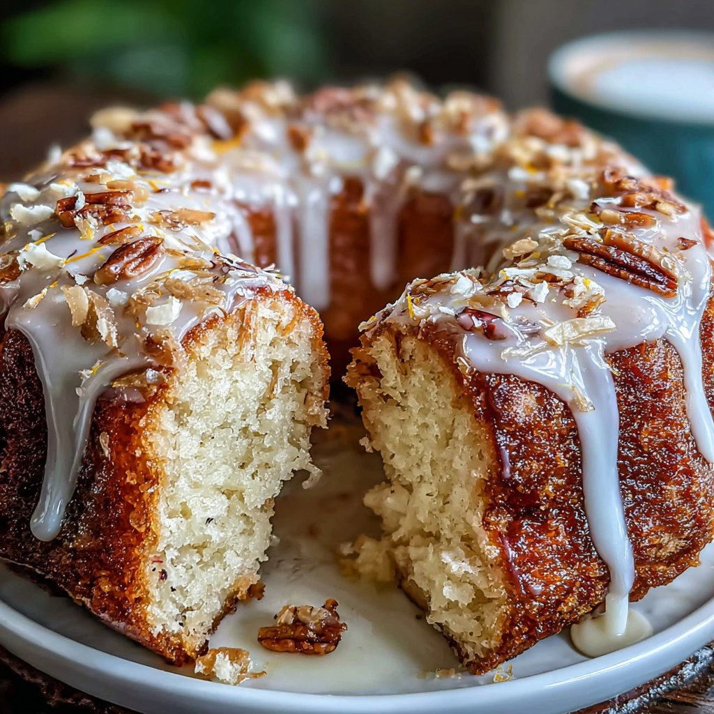Saffron-Infused Spring Bundt Cake