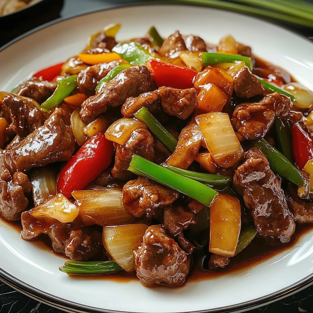 Chinese-Style Beef and Onion Stir-Fry
