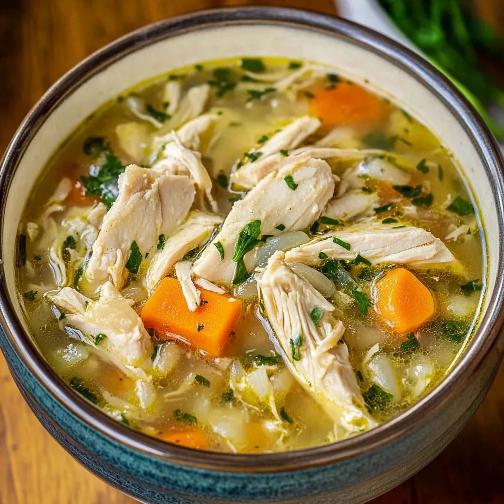 Homemade Chicken and Rice Soup