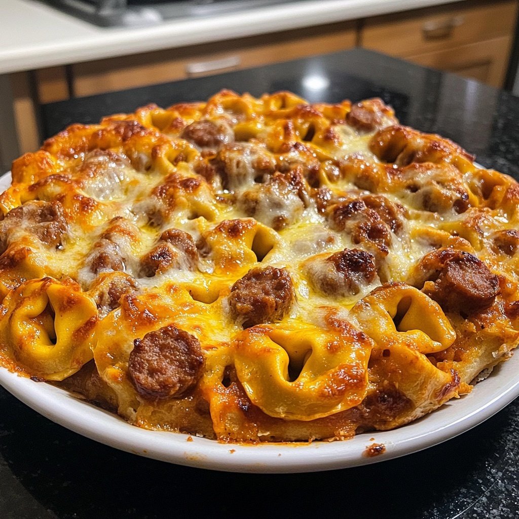 Baked Tortellini with Sausage