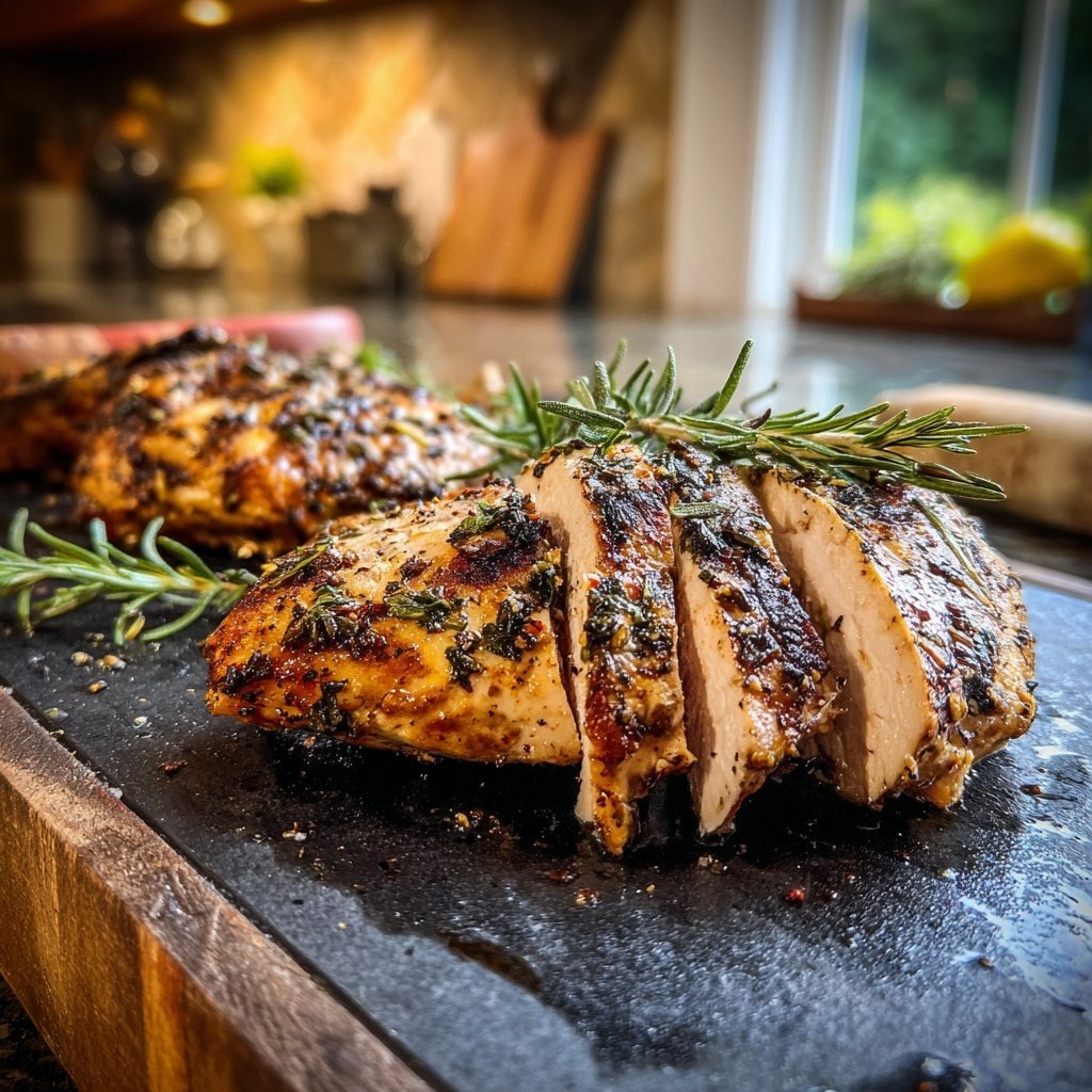 Herb-Crusted Grilled Chicken