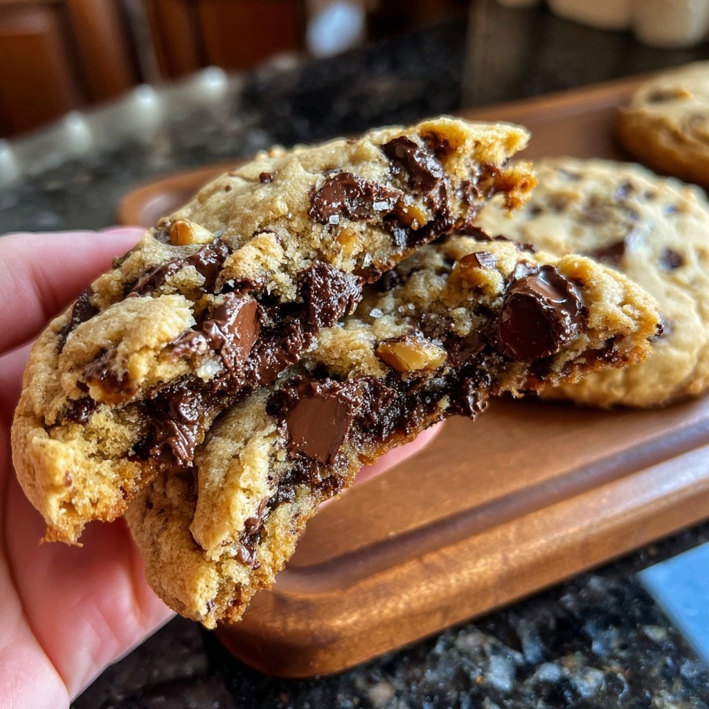 Chocolate Chip Walnut Cookies
