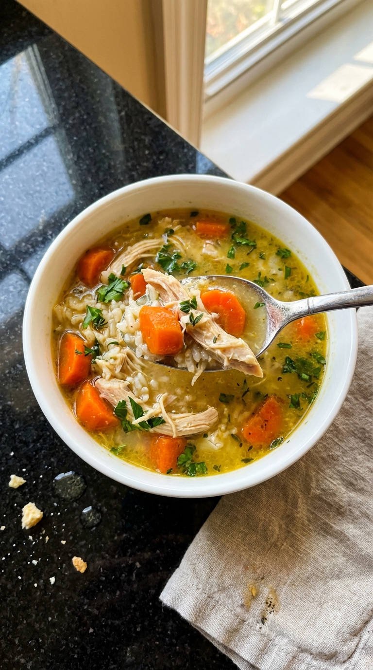 One-Pot Chicken and Rice Soup