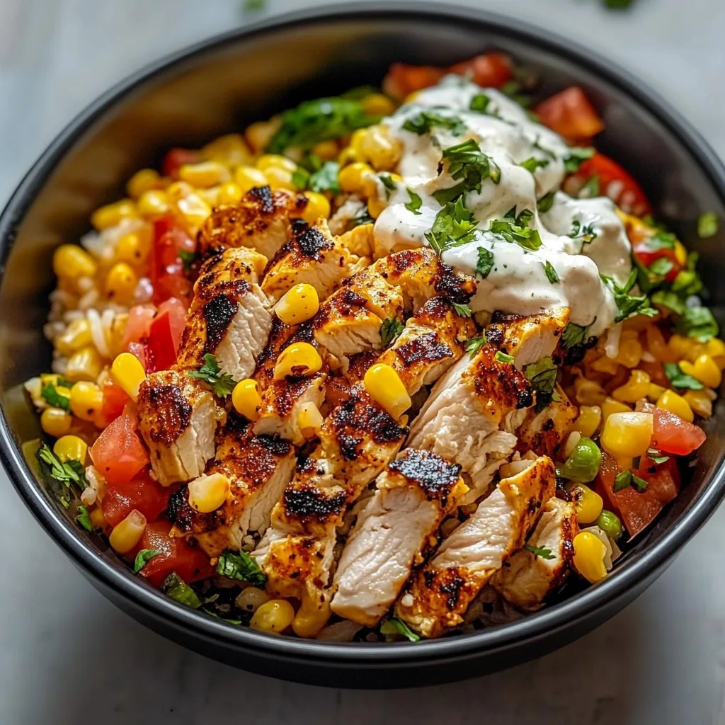 Easy Street Corn Chicken Rice Bowl: An Amazing Ultimate Recipe