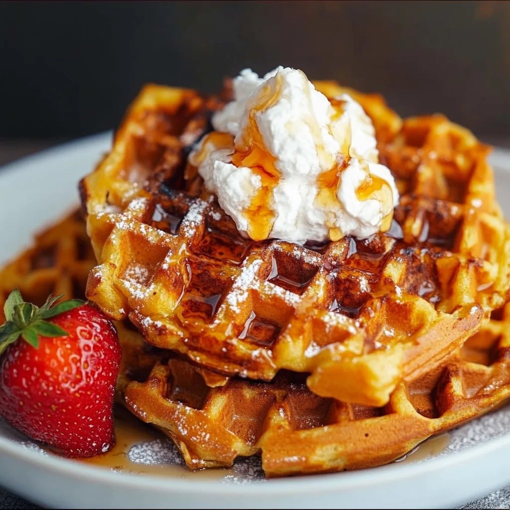 Easy Gluten Free Sweet Potato Waffles