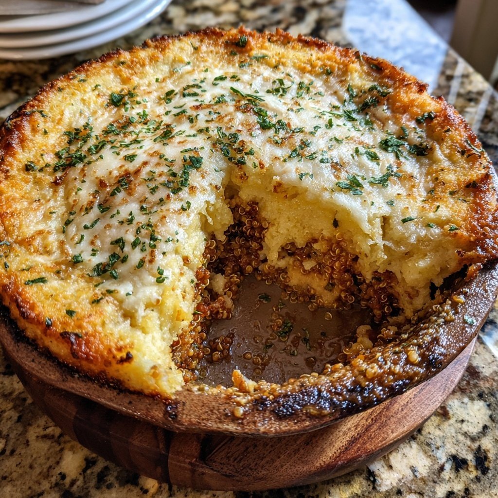 Savory Quinoa-Stuffed Shepherd's Pie