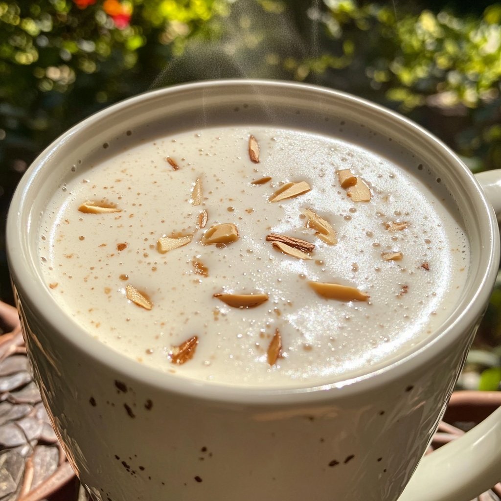 Vanilla Almond Hot Milk