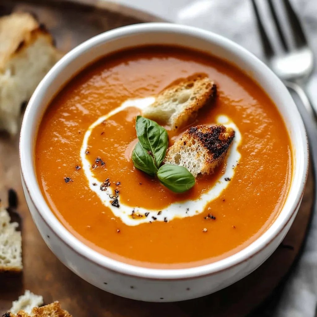 Homemade Tomato Soup Recipe