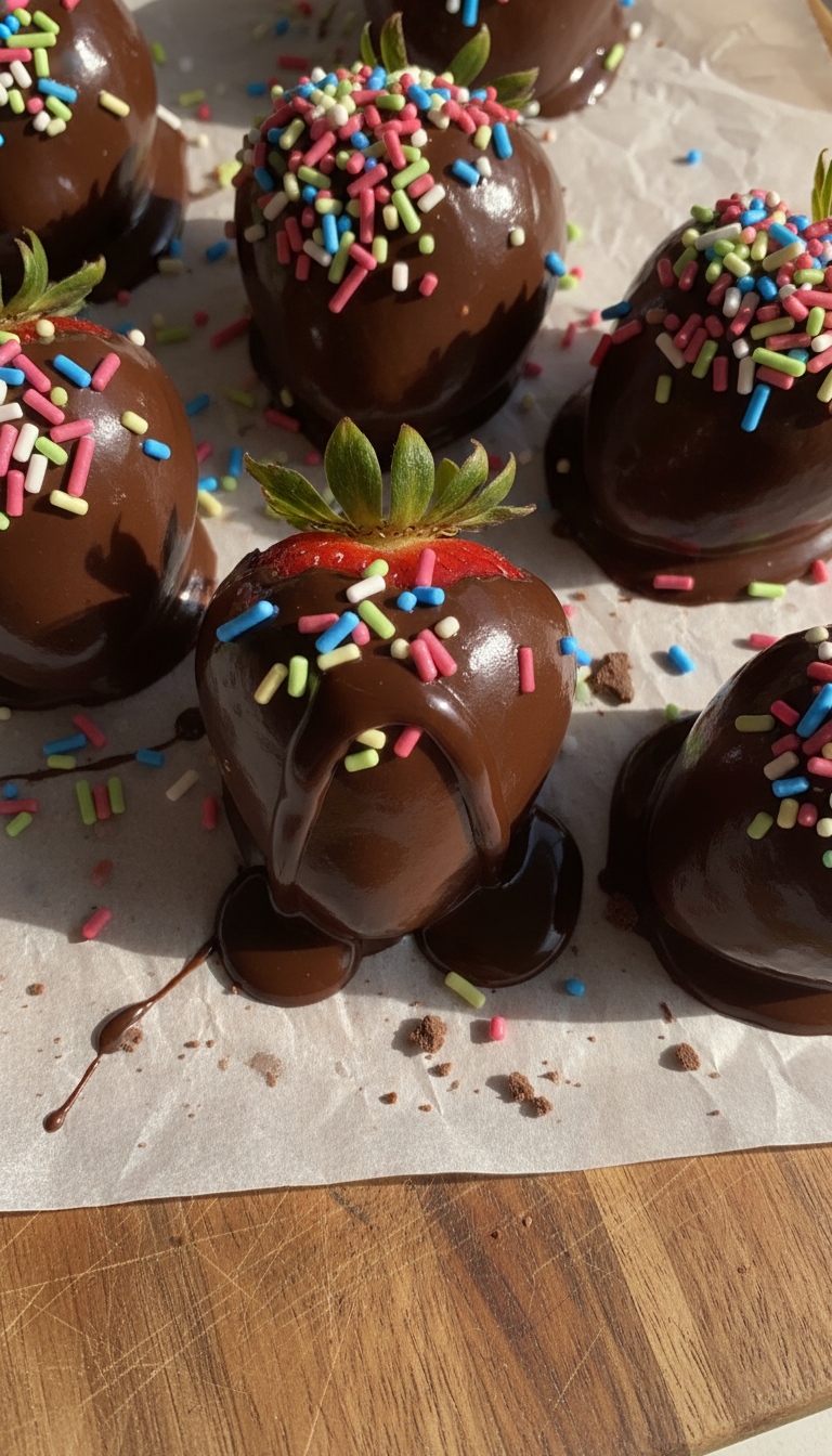 Decadent Mini Chocolate Strawberries
