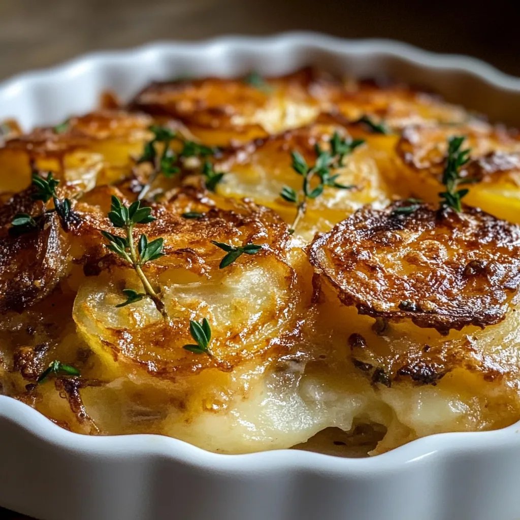 French Onion Potato Bake
