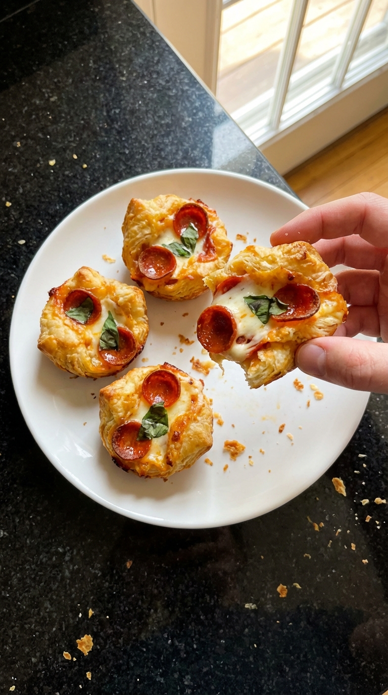 Sourdough Croissant Pizza Bites