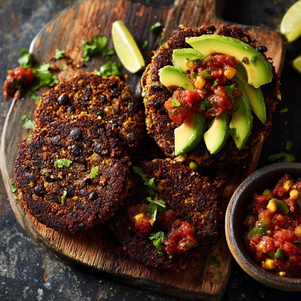 Quick Black Bean Burgers