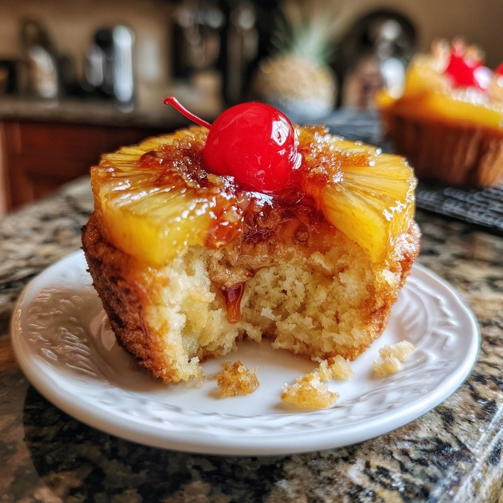 Pineapple Upside Down Cupcake Bliss