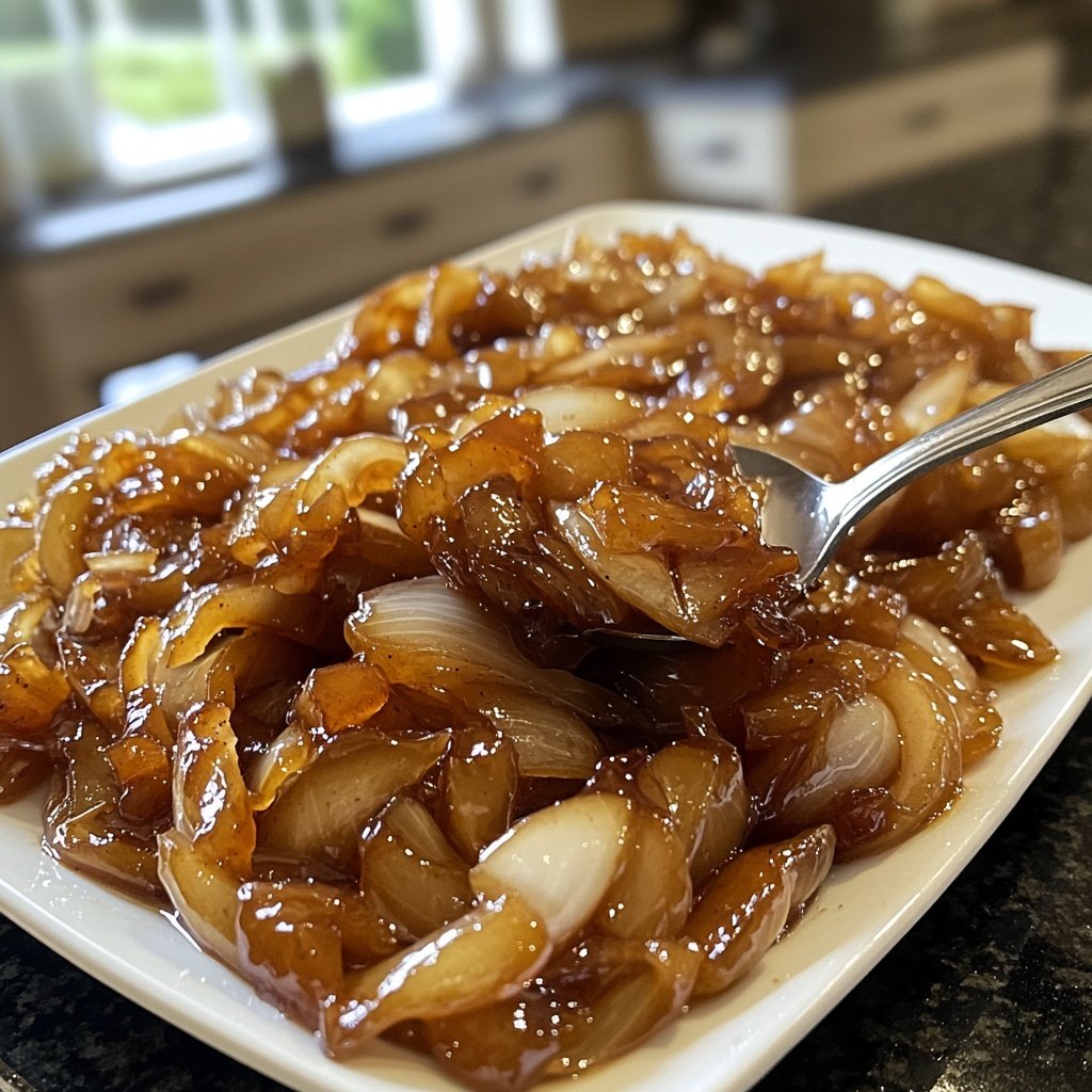 Apple Cider Caramelized Onions