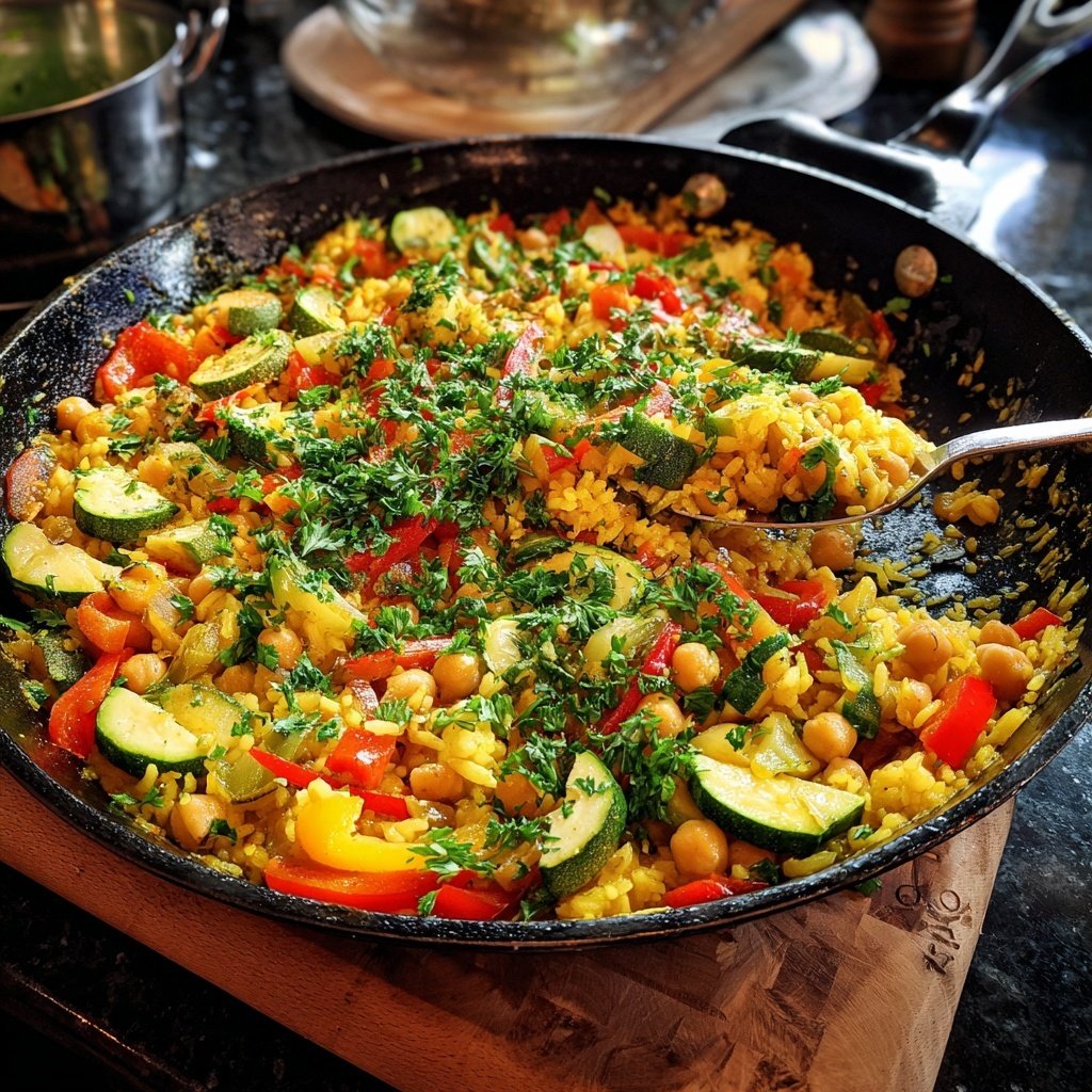 Protein-Packed Veggie Paella