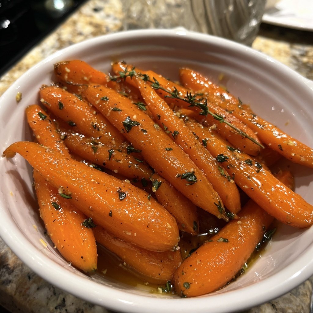 Honey Mustard Glazed Carrots