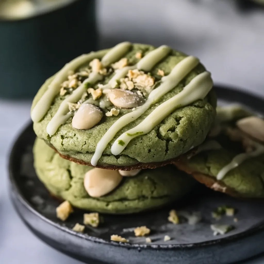 Matcha White Chocolate Cookies