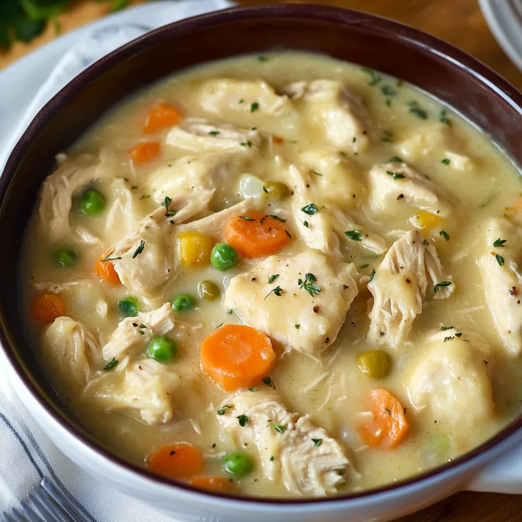 Homemade Chicken and Dumplings
