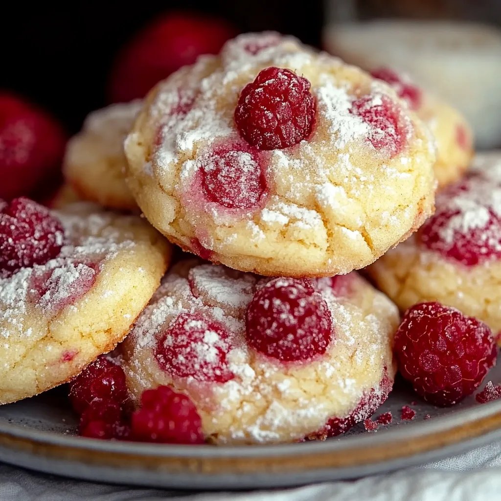 Lemon Raspberry Cookies