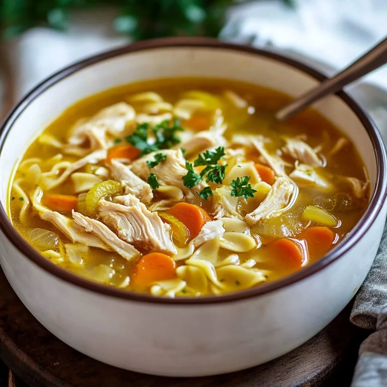 Homemade Chicken Noodle Soup