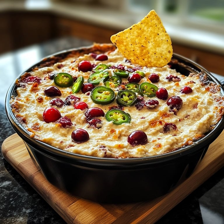 Quick Cranberry Jalapeno Dip