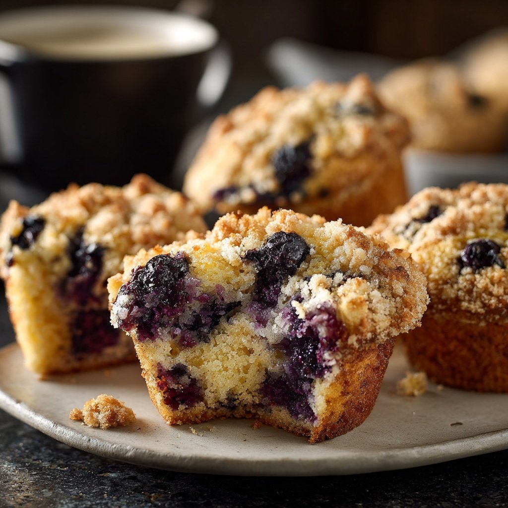 Blueberry Almond Muffin Cupcakes