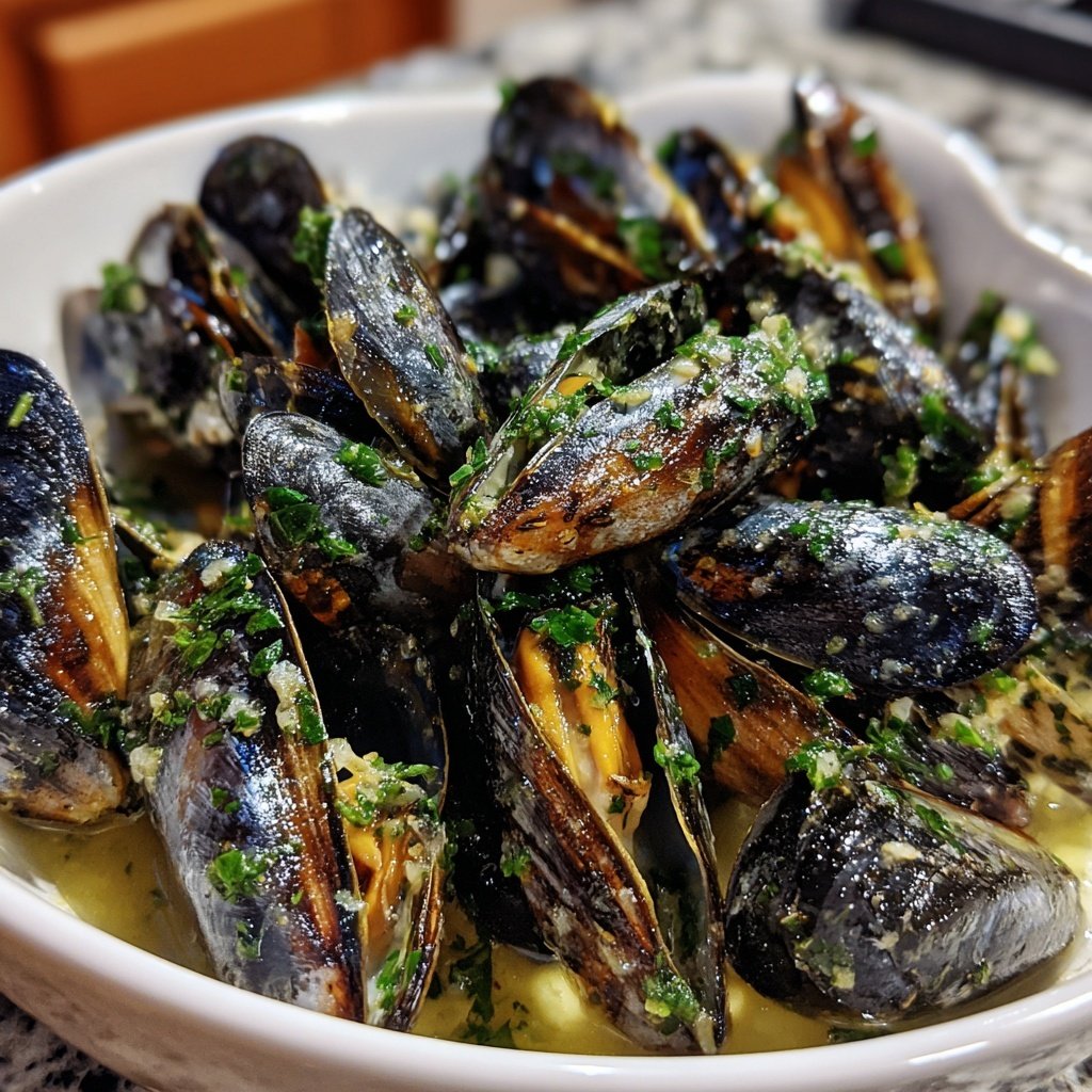 Mussels in White Wine Sauce