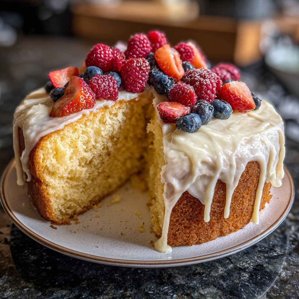 Classic Moist Vanilla Butter Cake