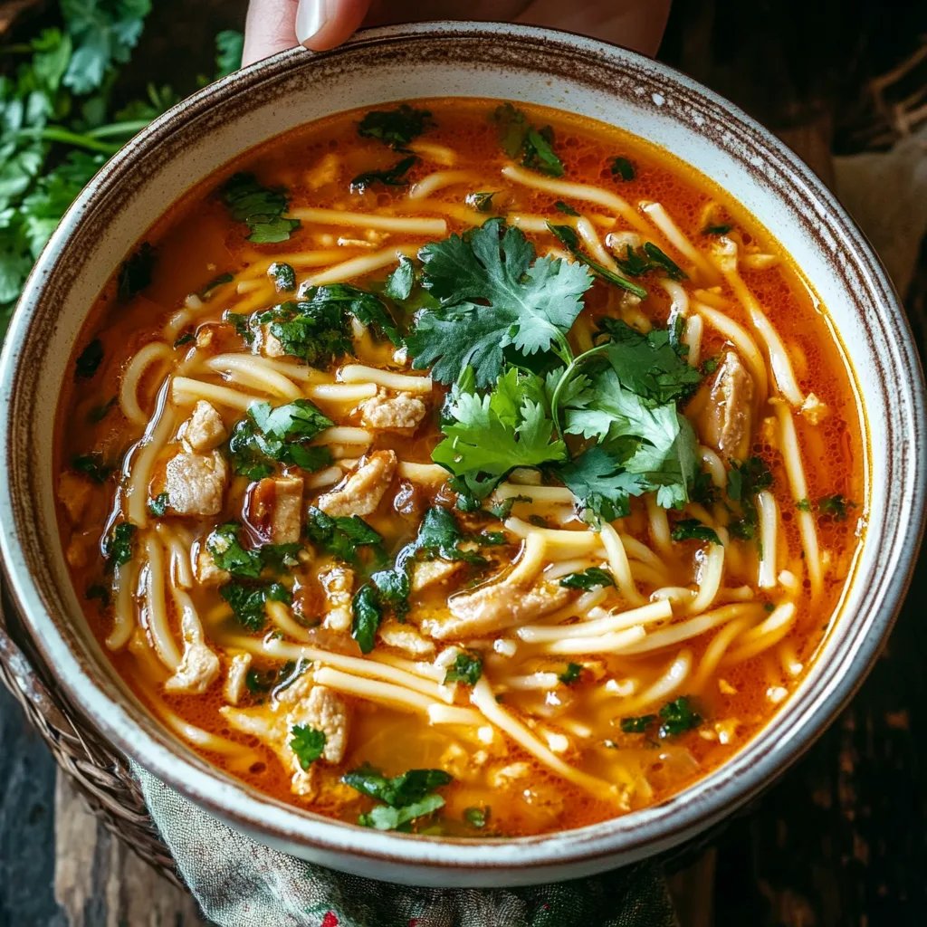 Quick & Cozy Mexican Noodle Soup