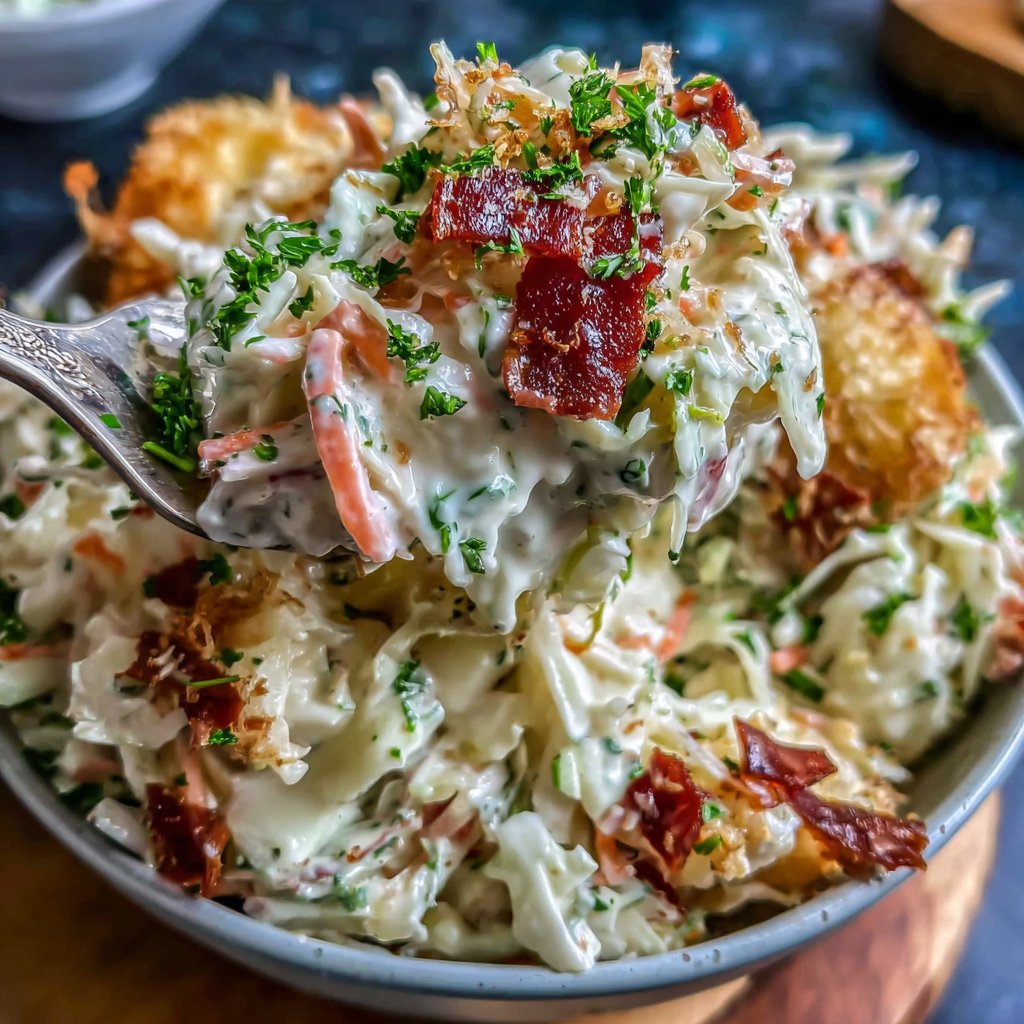 Greek Yogurt Coleslaw Bowl