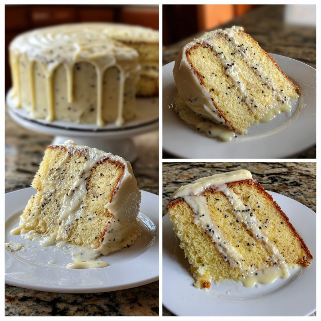 Silky Vanilla Bean Crème Cake