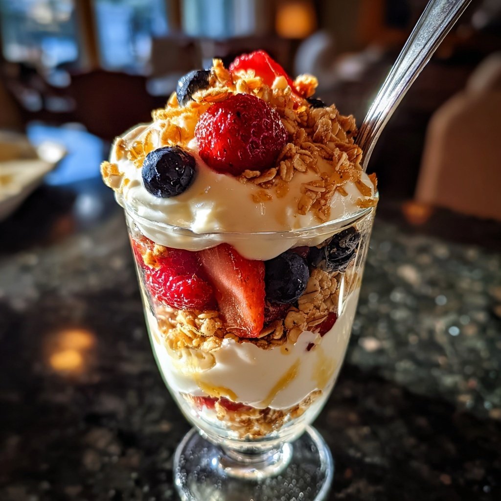 High-Protein Greek Yogurt Parfait
