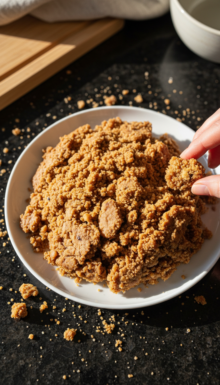 Vanilla Bean Brown Sugar Crumble