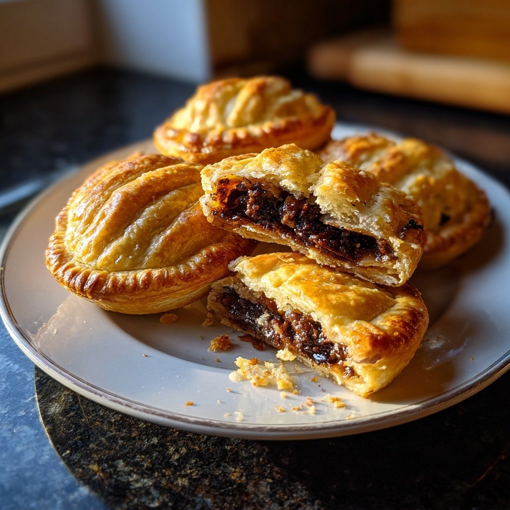 Chocolate Twisted Mince Pies Pastry
