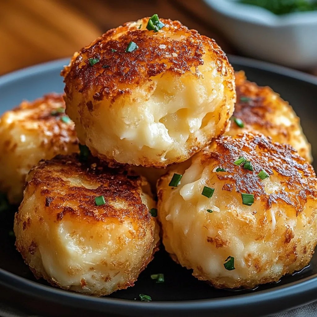 Crispy Mashed Potato Cheese Bites