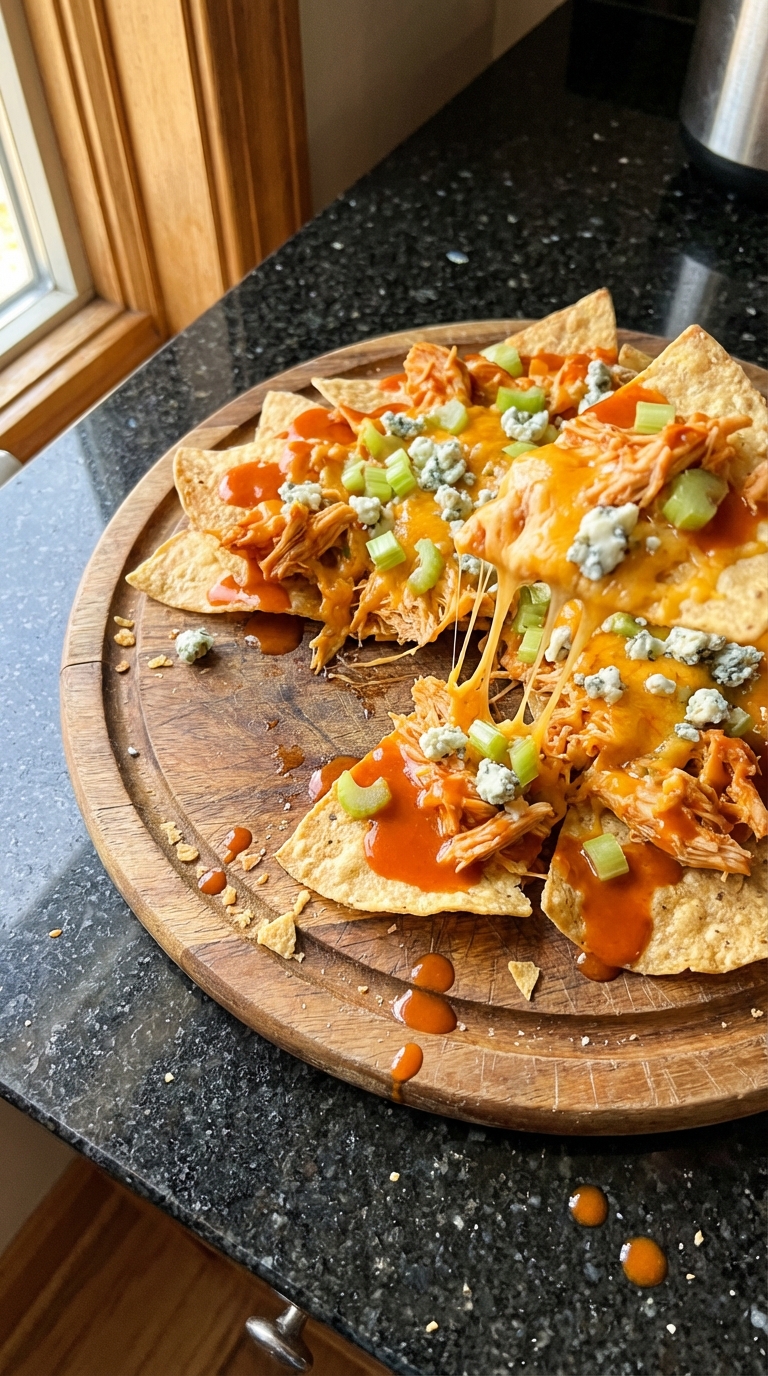 Buffalo Chicken Nacho Platter