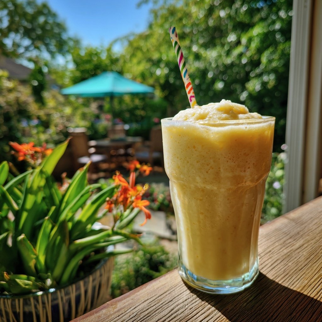 Pineapple Coconut Vanilla Frappe