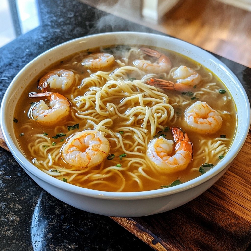 Chinese Shrimp Noodle Soup