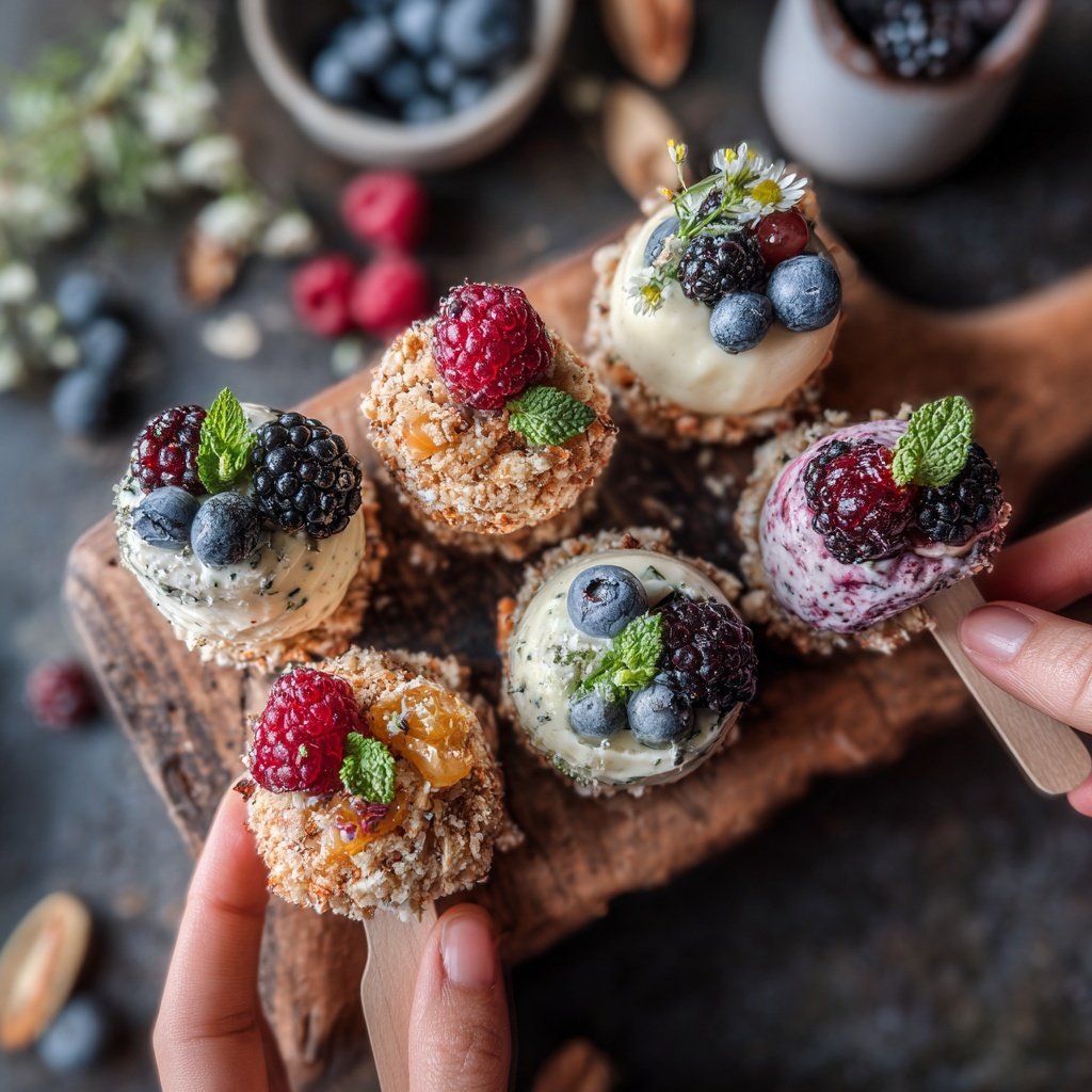 Forest Berry Cupcake Pops